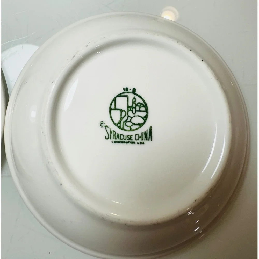 Syracuse China Oriental Bird of Paradise Fruit Bowls Set of 2 Restaurant Ware